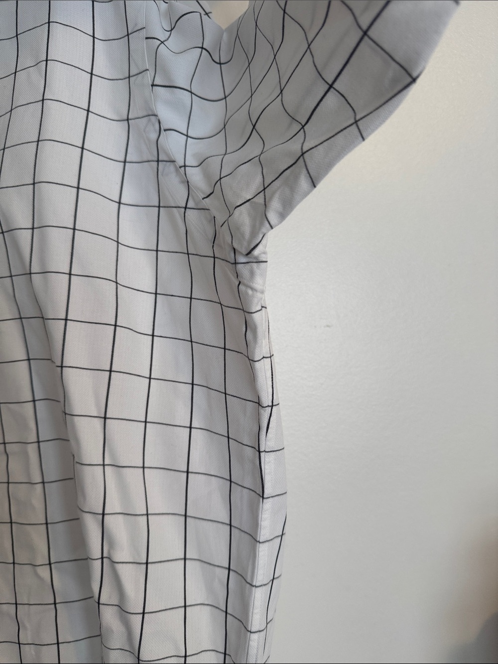Vintage Ralph Lauren Yarmouth White Windowpane Button-Down Shirt - Picture 4 of 7